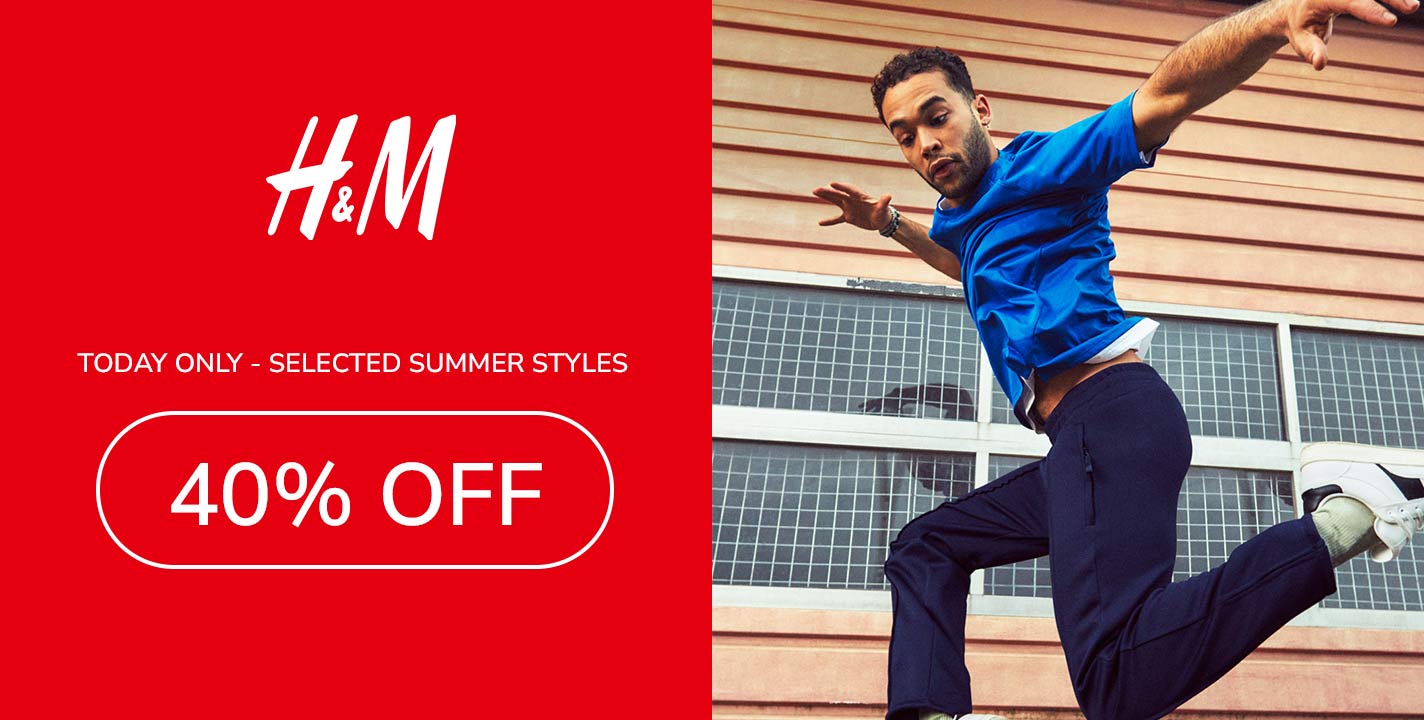 h&m 40 off